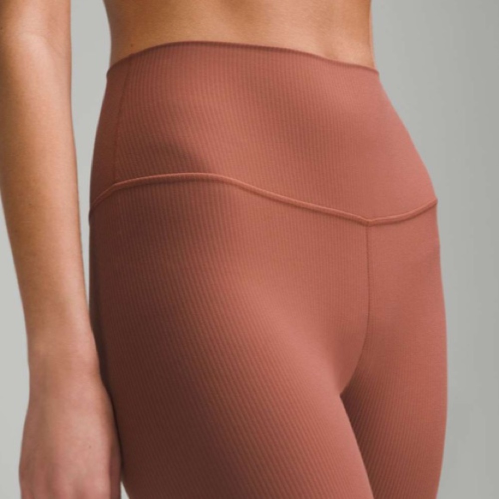 Lululemon Align Ribbed High-Rise Pant 25” Java - Picture 12 of 16